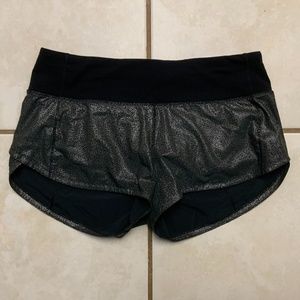 lululemon speed up short 2.5” - foil